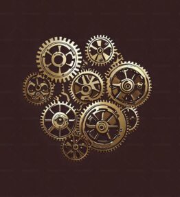Steampunk Zahnräder